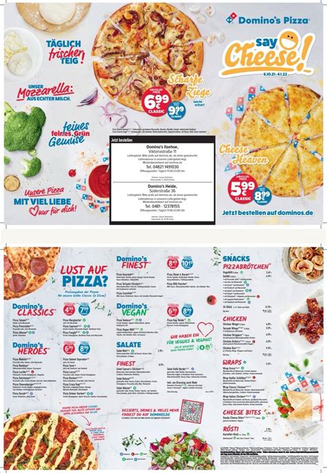 domino's pizza speisekarte download